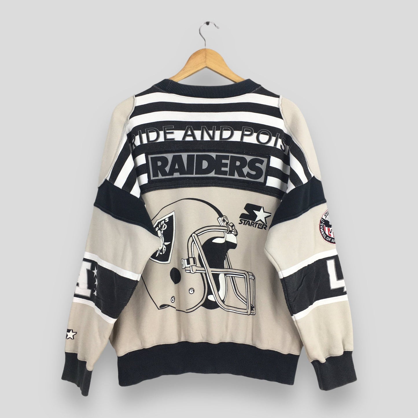 Los Angeles Raiders Football Sweatshirt Medium