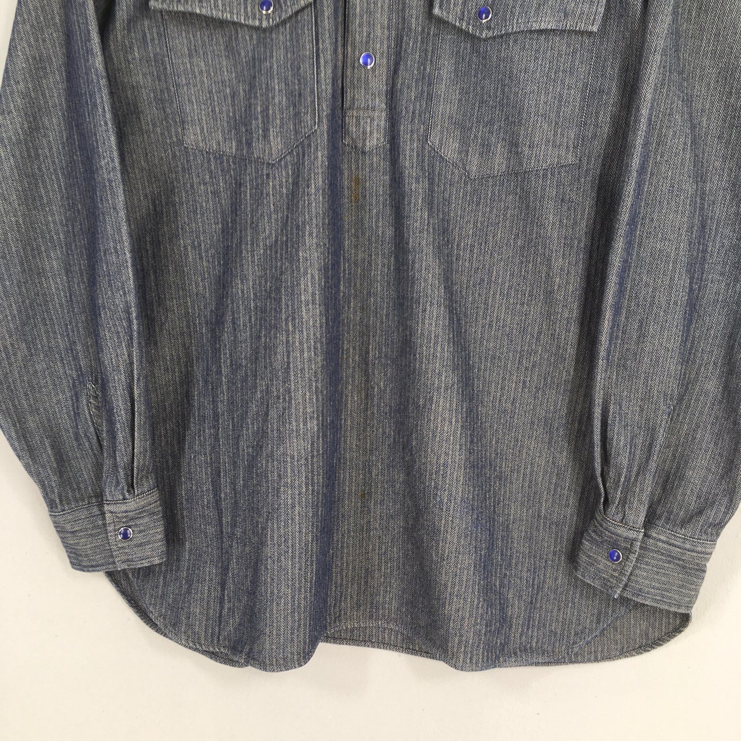 Rageblue Herringbone HBT Western Shirt Medium