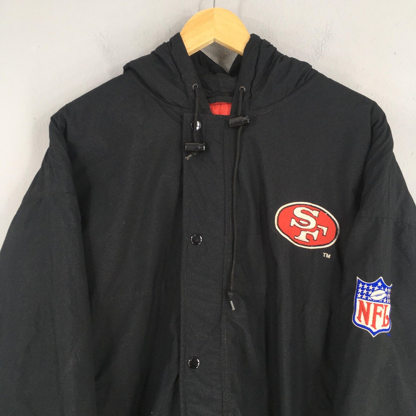 San Francisco 49ers NFL Hoodie Jacket Large