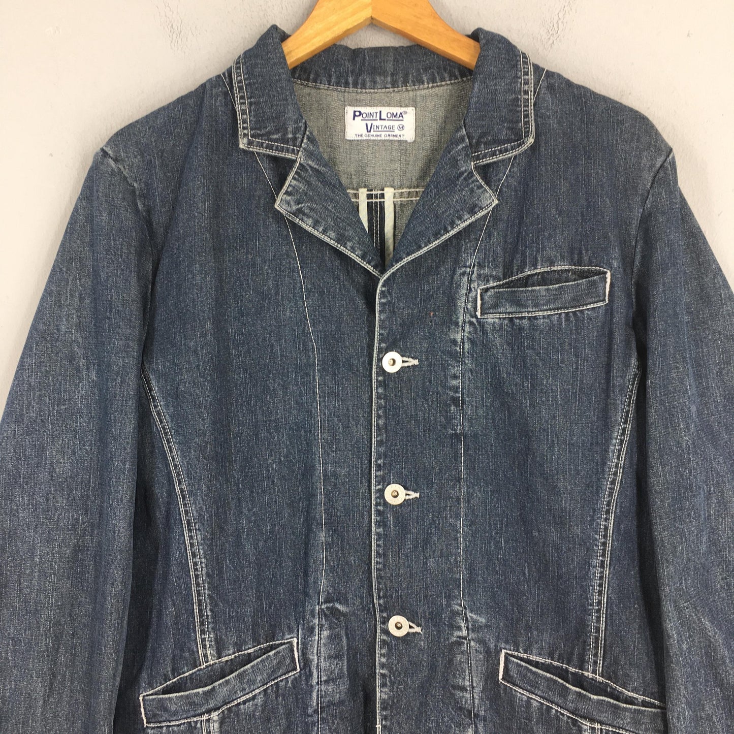 1980s Work Wear Jeans Chore Labour Jacket Medium