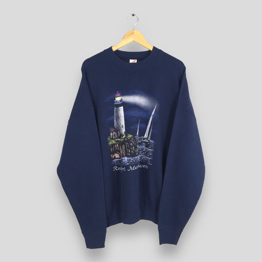 Rockport Massachusetts Lighthouse Sweatshirt XXLarge