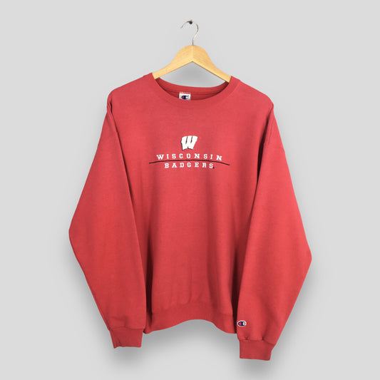 Champion Wisconsin Badgers Ncaa Sweatshirt Large