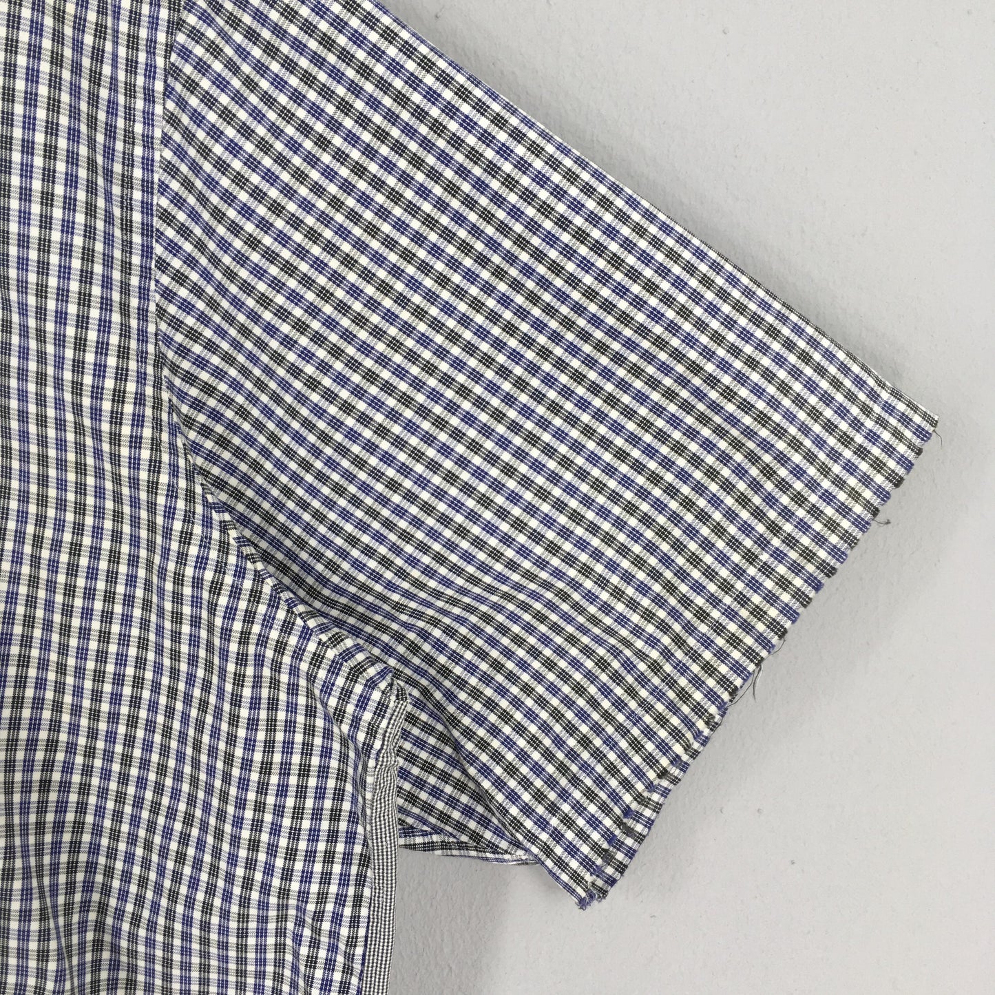 Comme Des Garcons Homme Blue Checkered Shirt XLarge