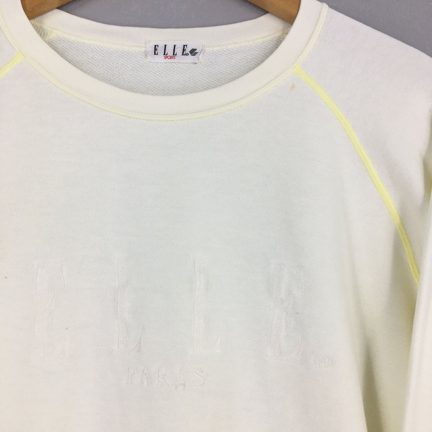 Elle Sports Yellow Sweatshirt Medium