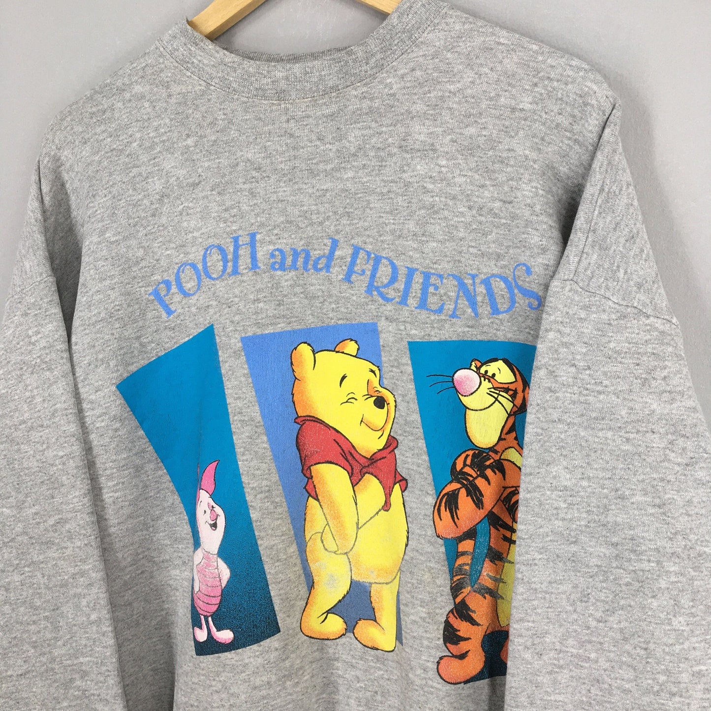 Winnie The Pooh Disney Gray Sweatshirt XLarge