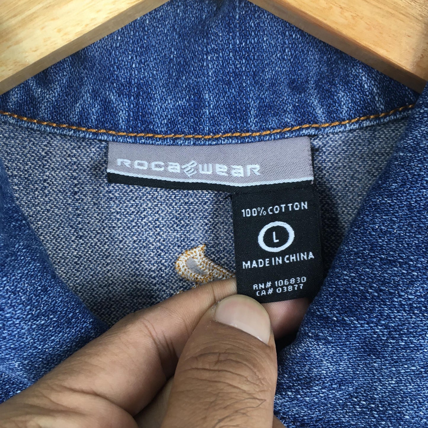 Rocawear Work Jeans Jacket Large