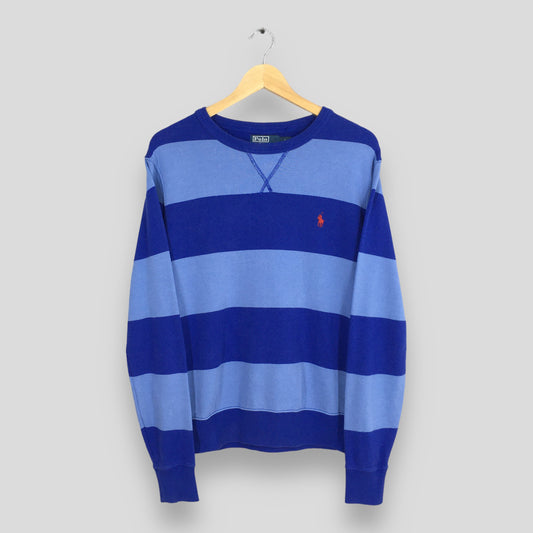 Polo Ralph Lauren Blue Striped Sweater Small