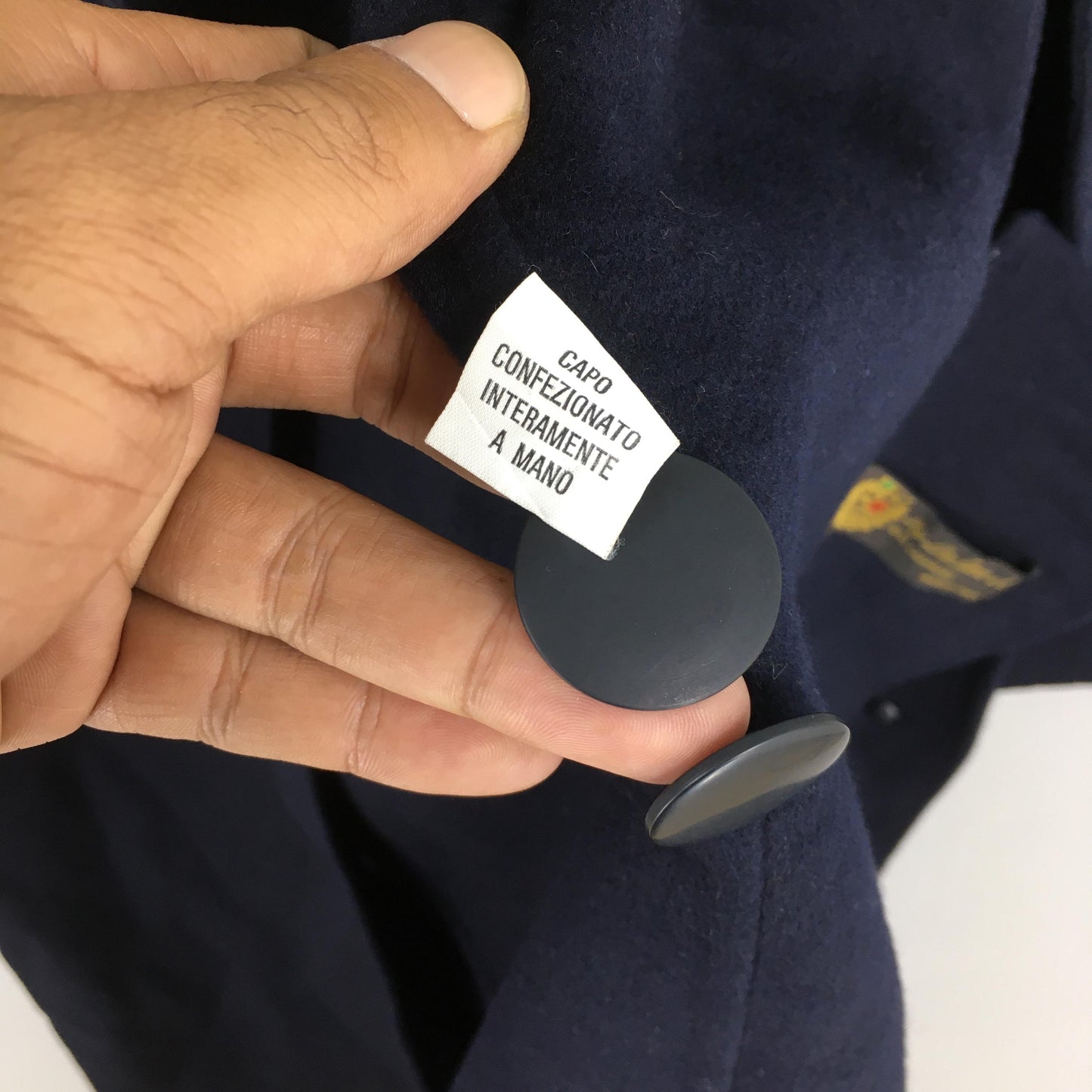 Fiat Pret A Porter Loro Piana Blue Jacket Large