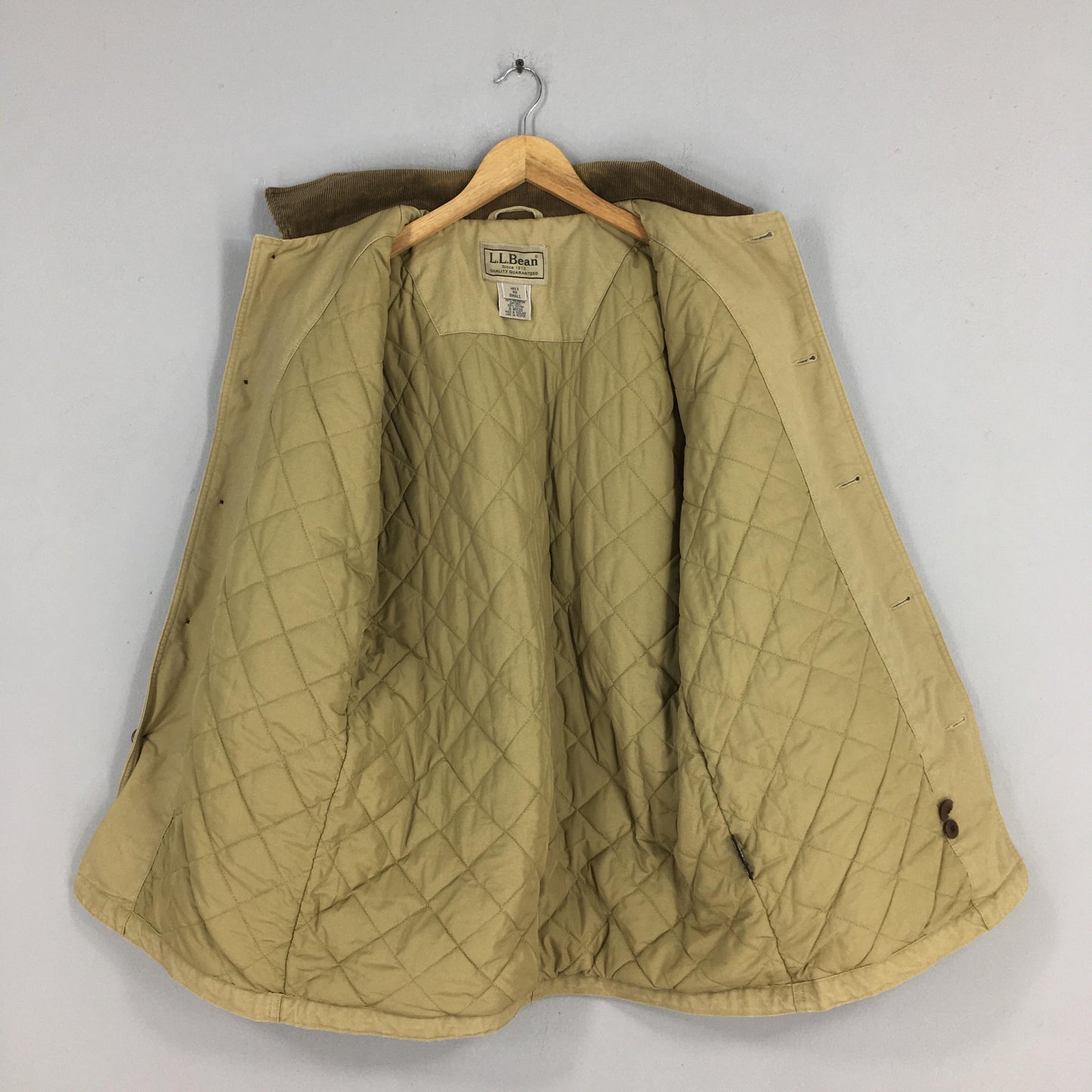 LL Bean Worker Brown Duck Chore Jacket Small