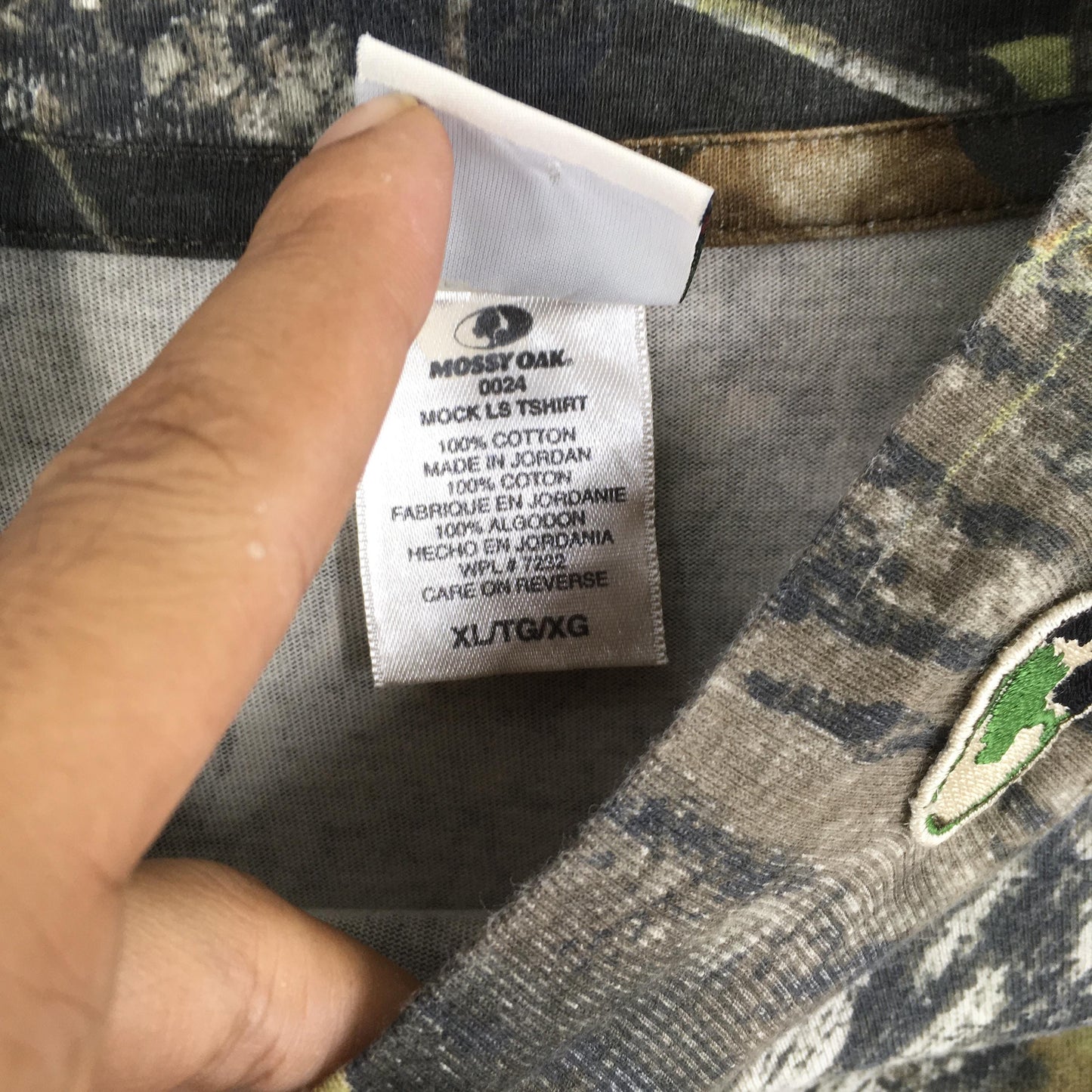 Mossy Oak Tree Camo Turtleneck Shirt XLarge