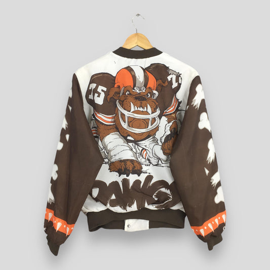 Cleveland Browns Dawgs NFL Varsity Jacket Medium