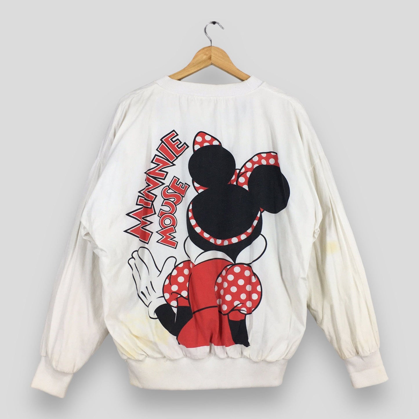 Minnie Mouse White Sweatshirt XLarge