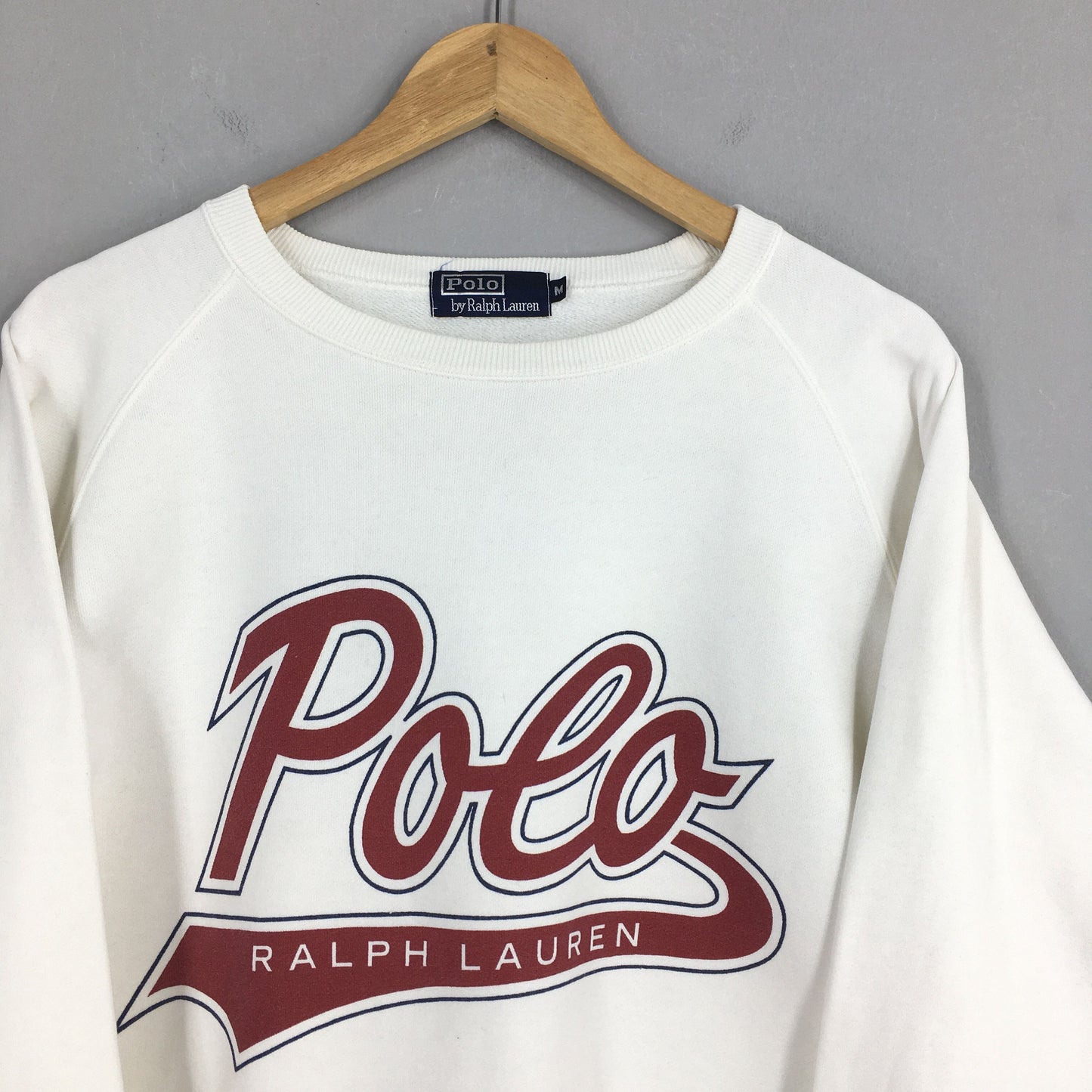 Polo Ralph Lauren White Sweater Medium