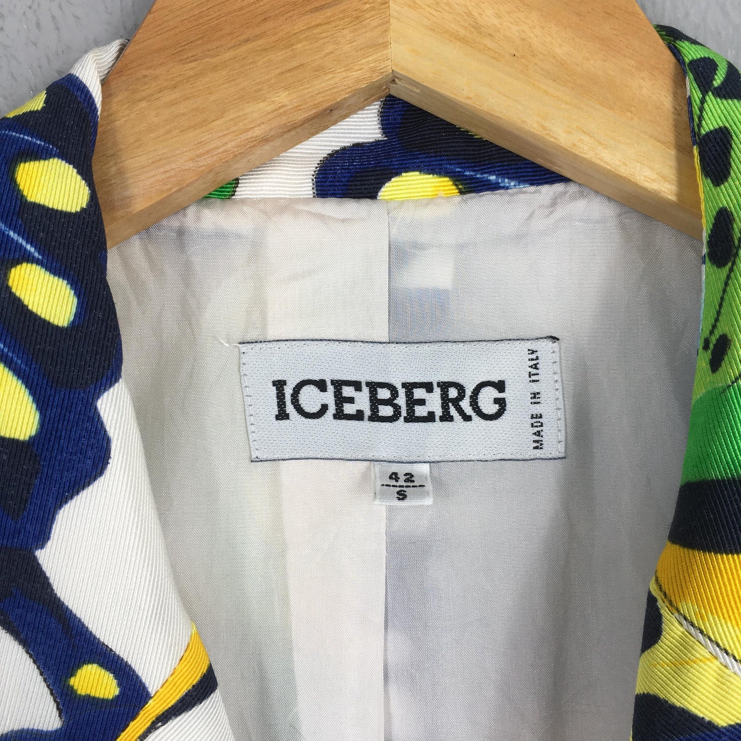 Iceberg Button Ladies Double Breasted Coat Small