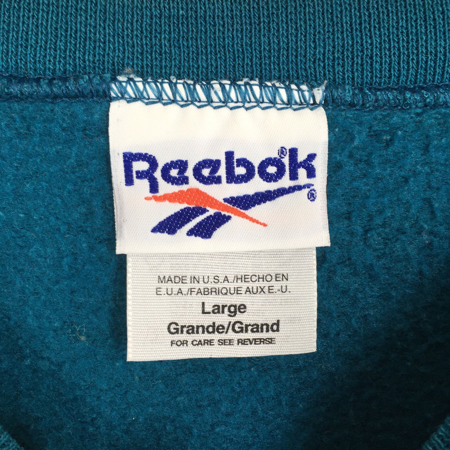 Reebok England Green Crewneck Large