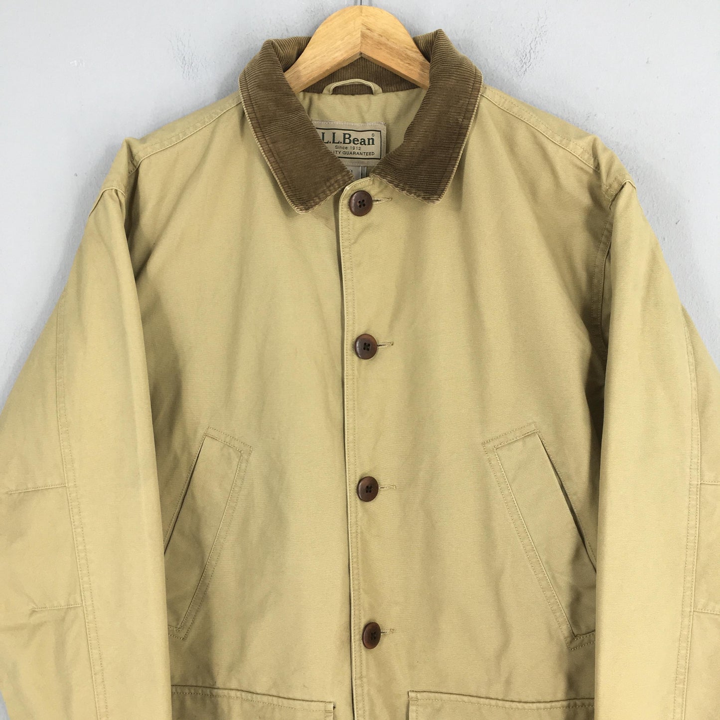 LL Bean Worker Brown Duck Chore Jacket Small