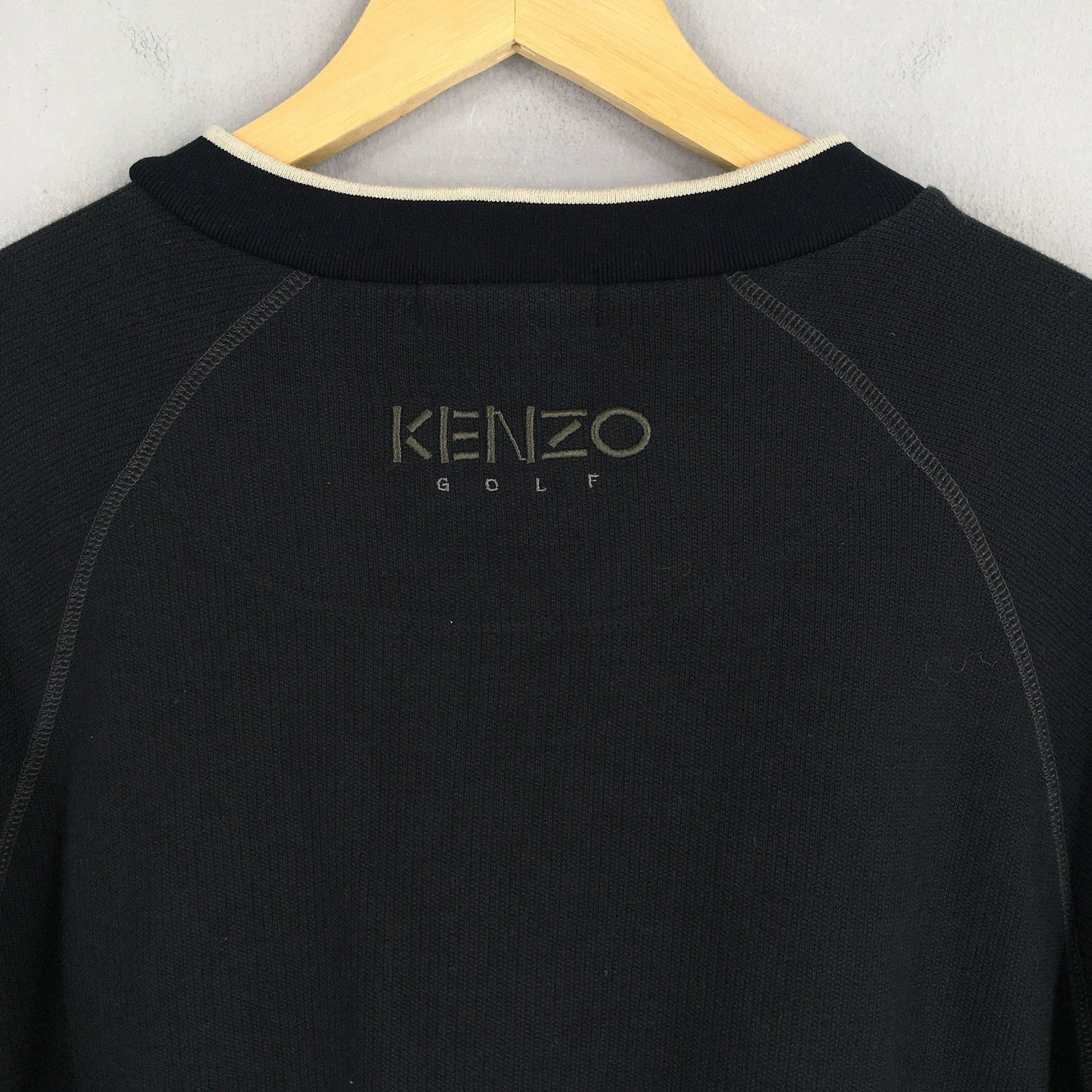 Kenzo Golf Black Sweater Large