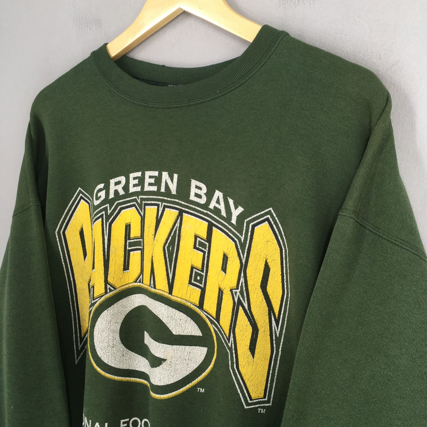 Green Bay Packers Football NFL Sweatshirt XLarge