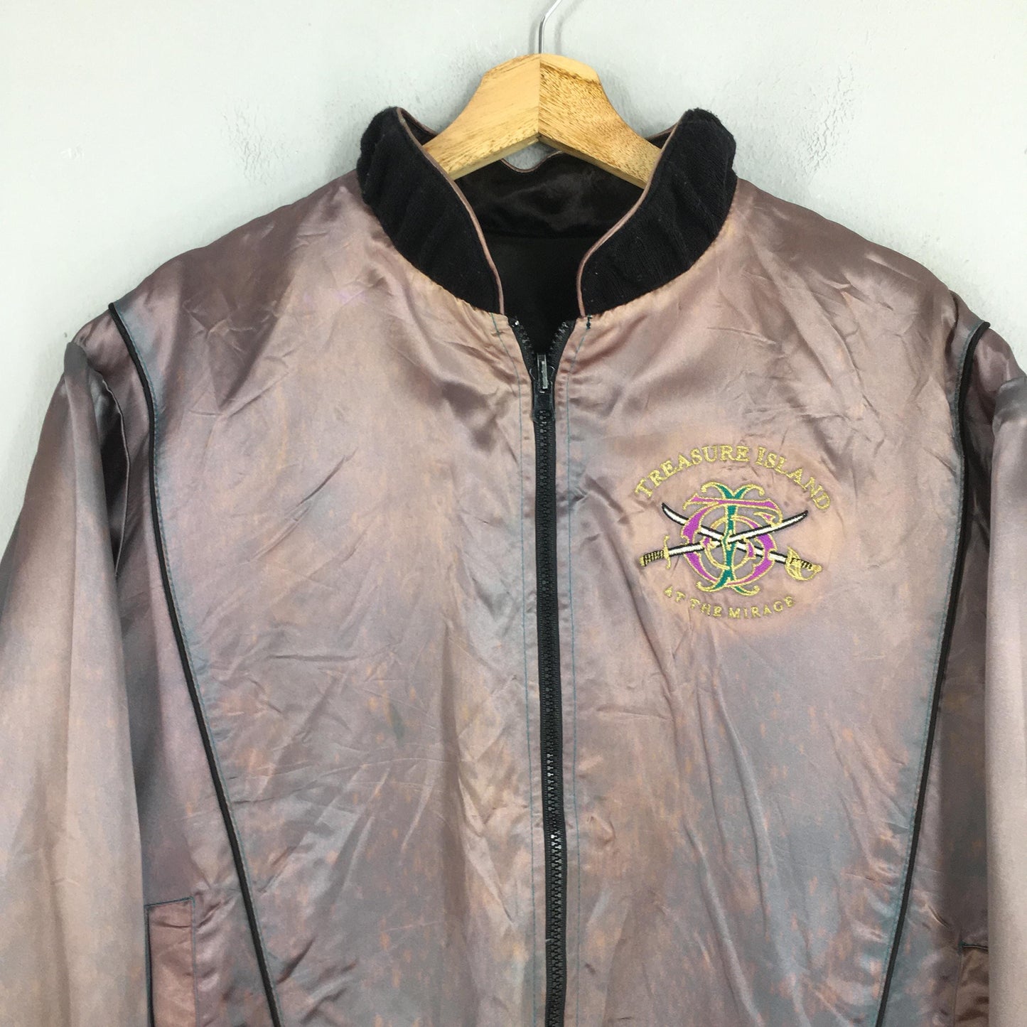 Flamingo Treasure Island Zipper Jacket Medium