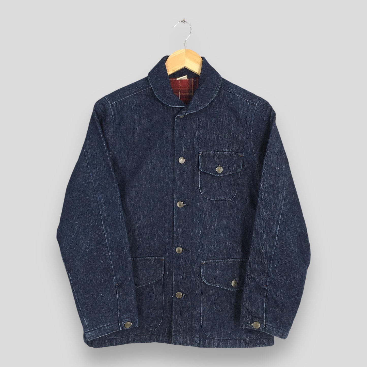 Japanese Workwear Blanket Denim Jacket Small