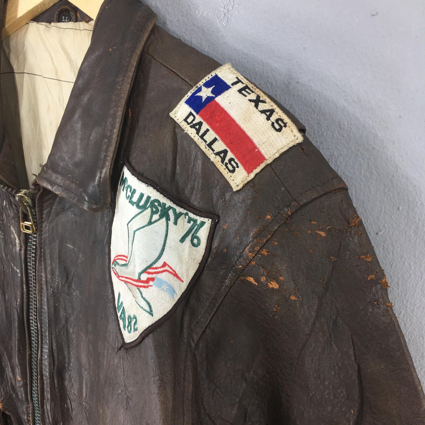 Art Glenhill Army Air Force Leather Type A-2 Jacket Large