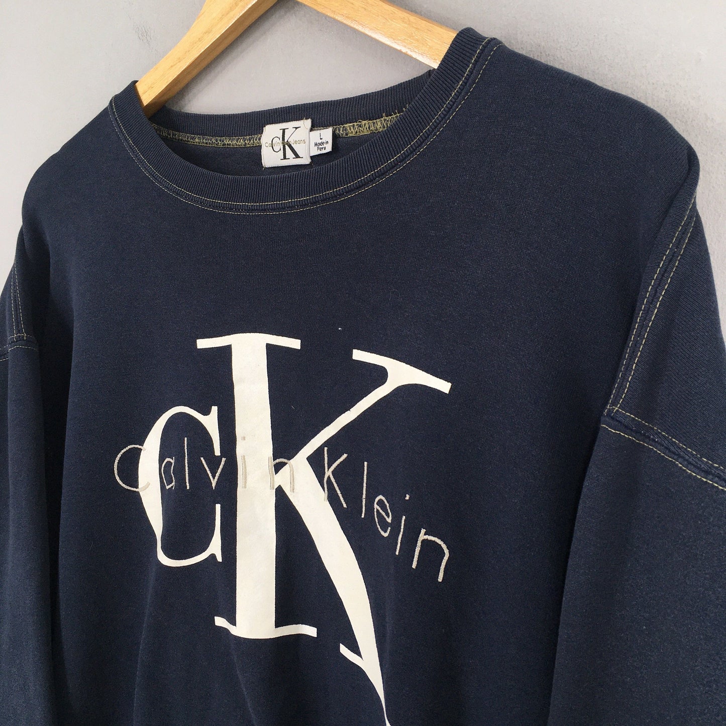 Calvin Klein Jeans Jumper Crewneck Women Large