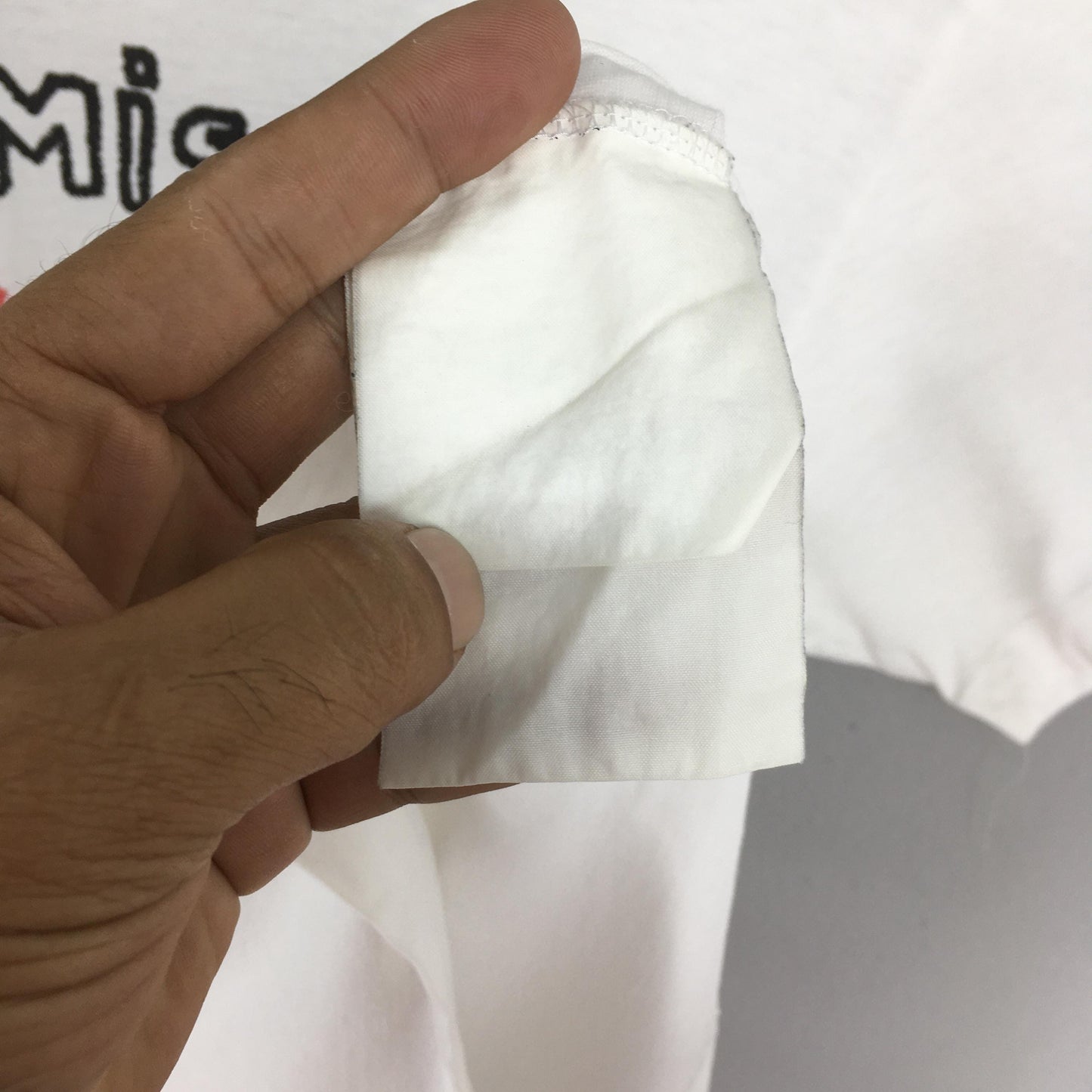 Comme Des Garcons Permission Stop White T shirt Medium