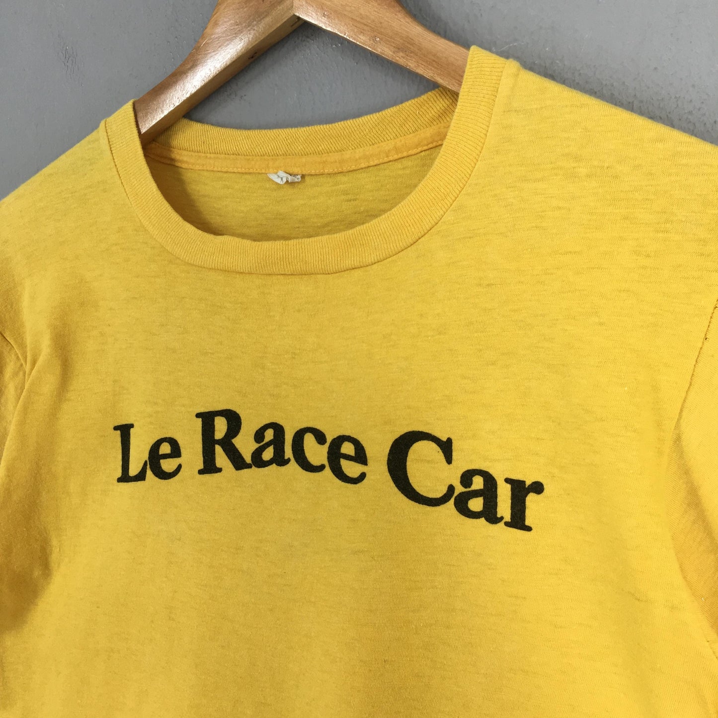 Le Race Car by Renault Yellow T shirt Medium