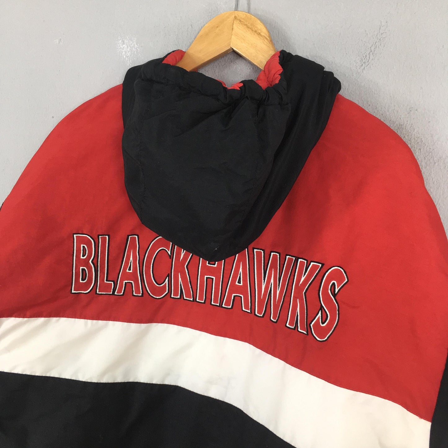 Chicago Blackhawks NHL Hoodie Bomber Jacket Medium