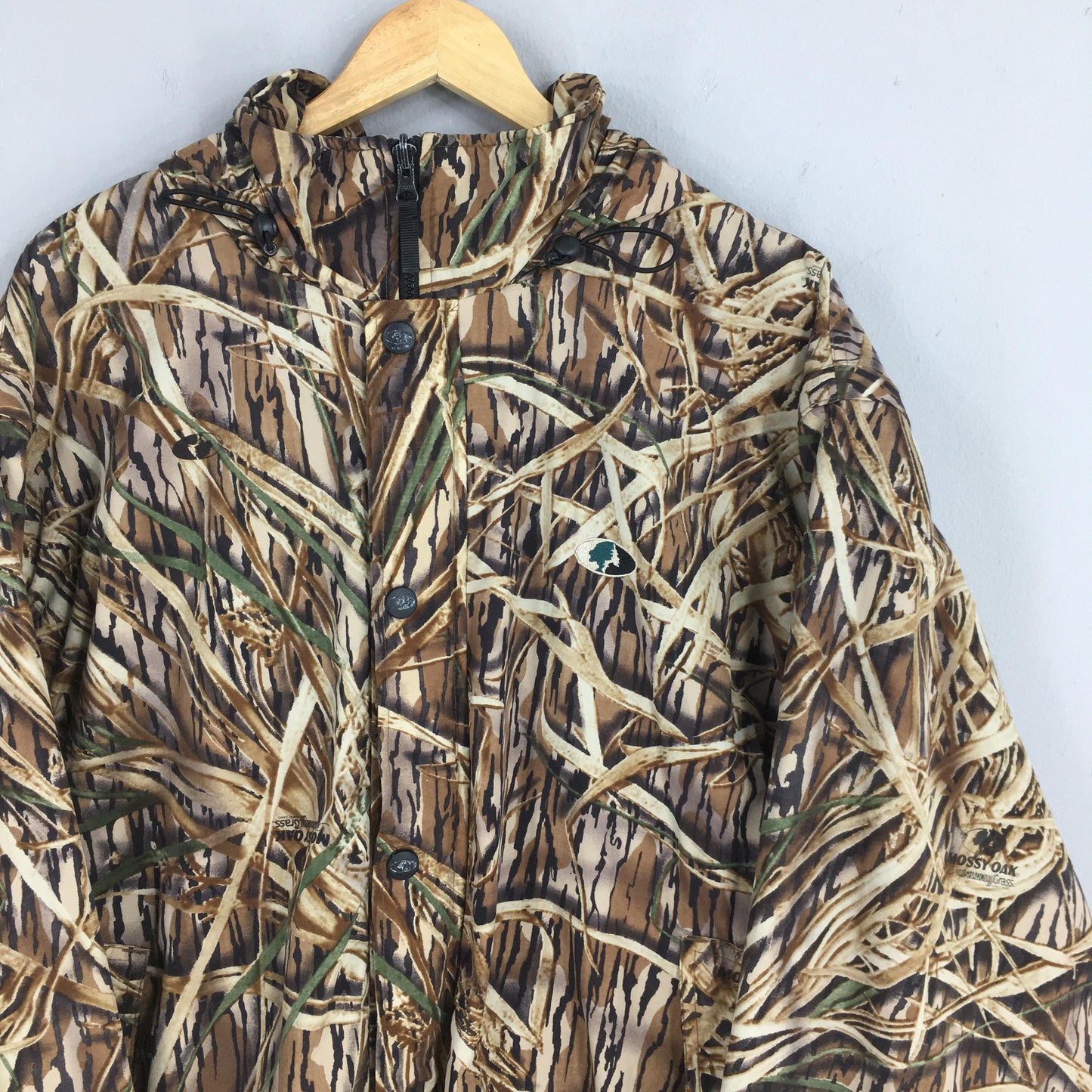 Mossy Oak Tree Camo Hoodie Zipper Jacket 2XLarge