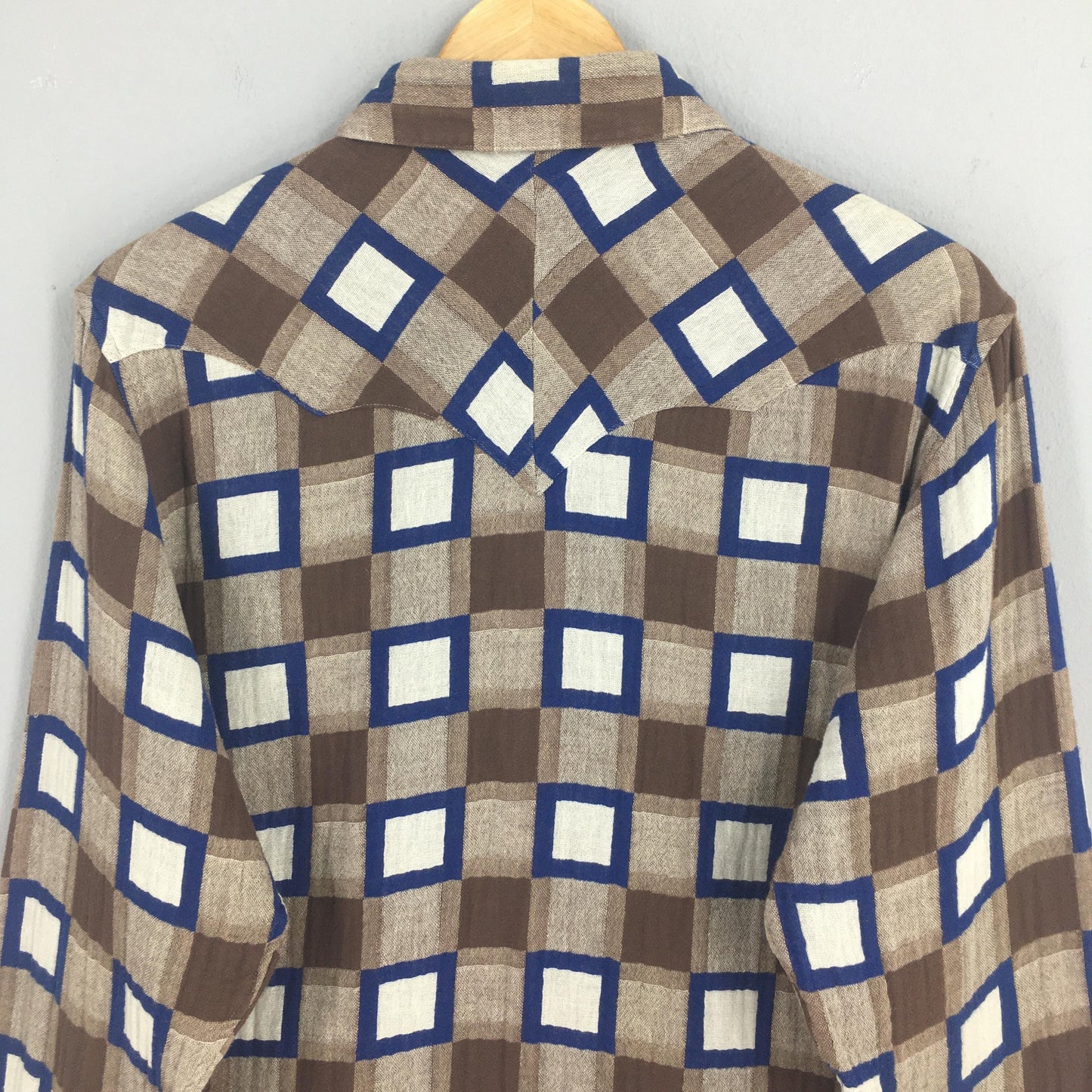 Sugar Cane Japan Plaid Checkered Shirt Large