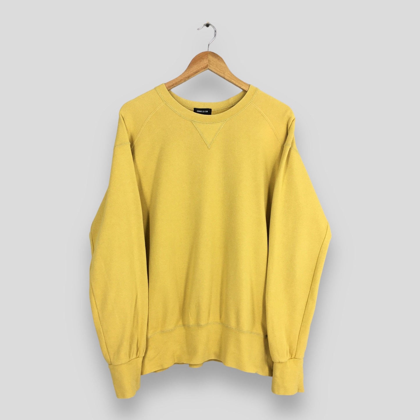 Comme Ca Du Mode Yellow Sweatshirts Medium