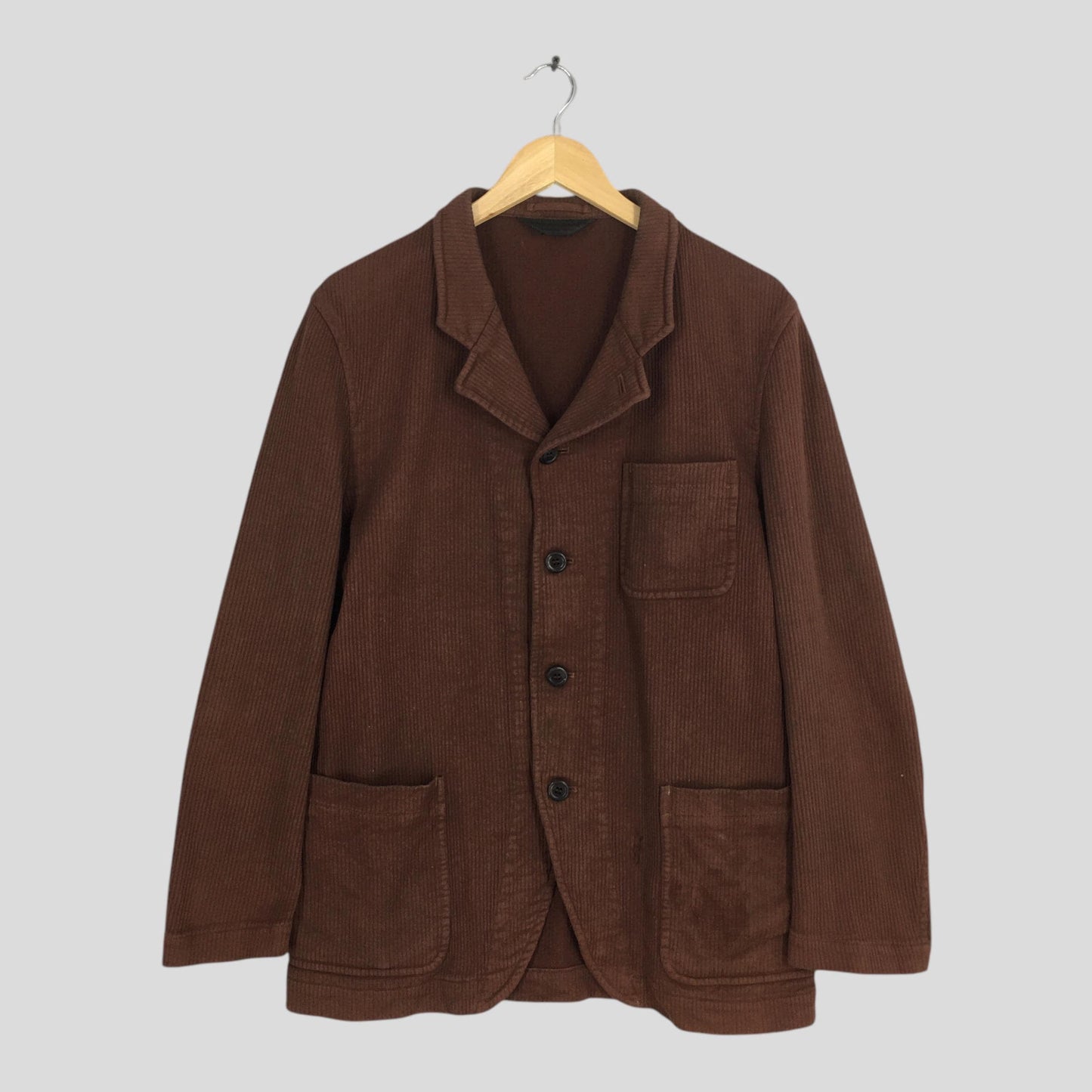 AD2000 Comme Des Garcons Homme Plus Brown Corduroy Jacket Medium