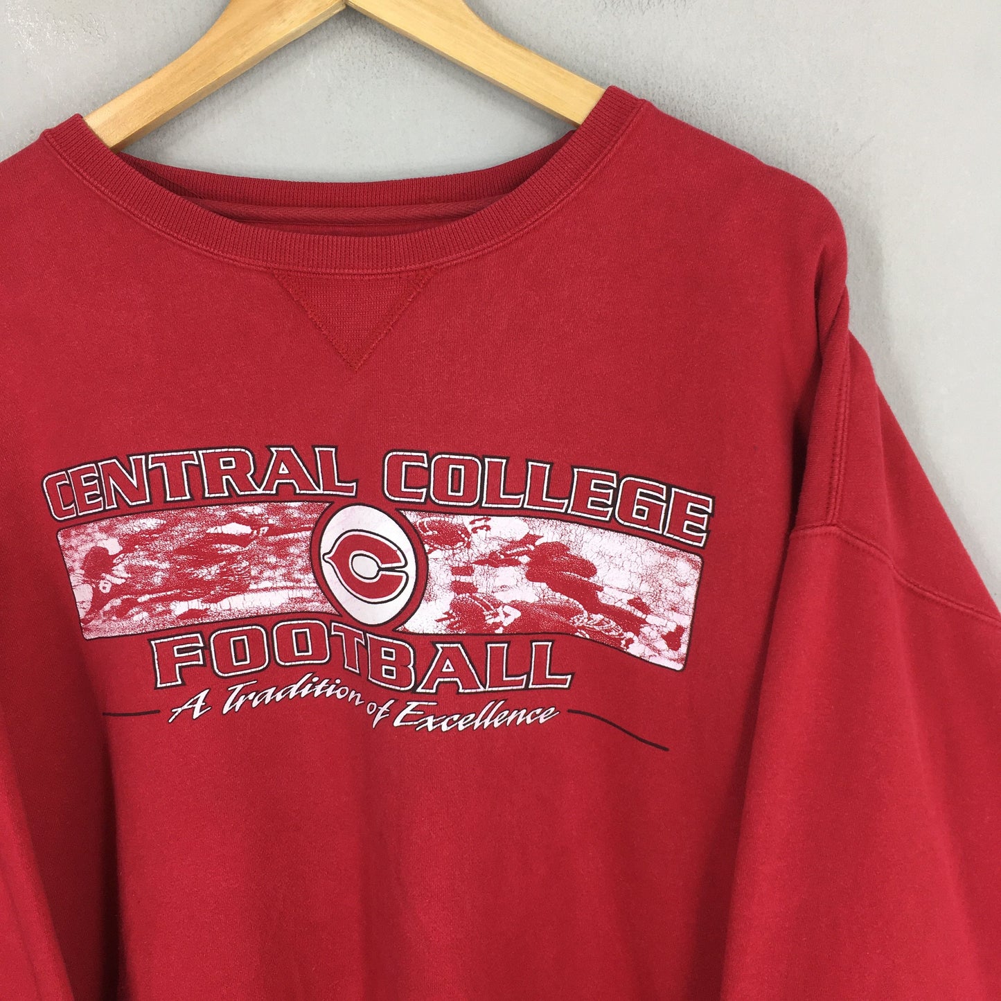 Central College Football University Sweatshirt XLarge