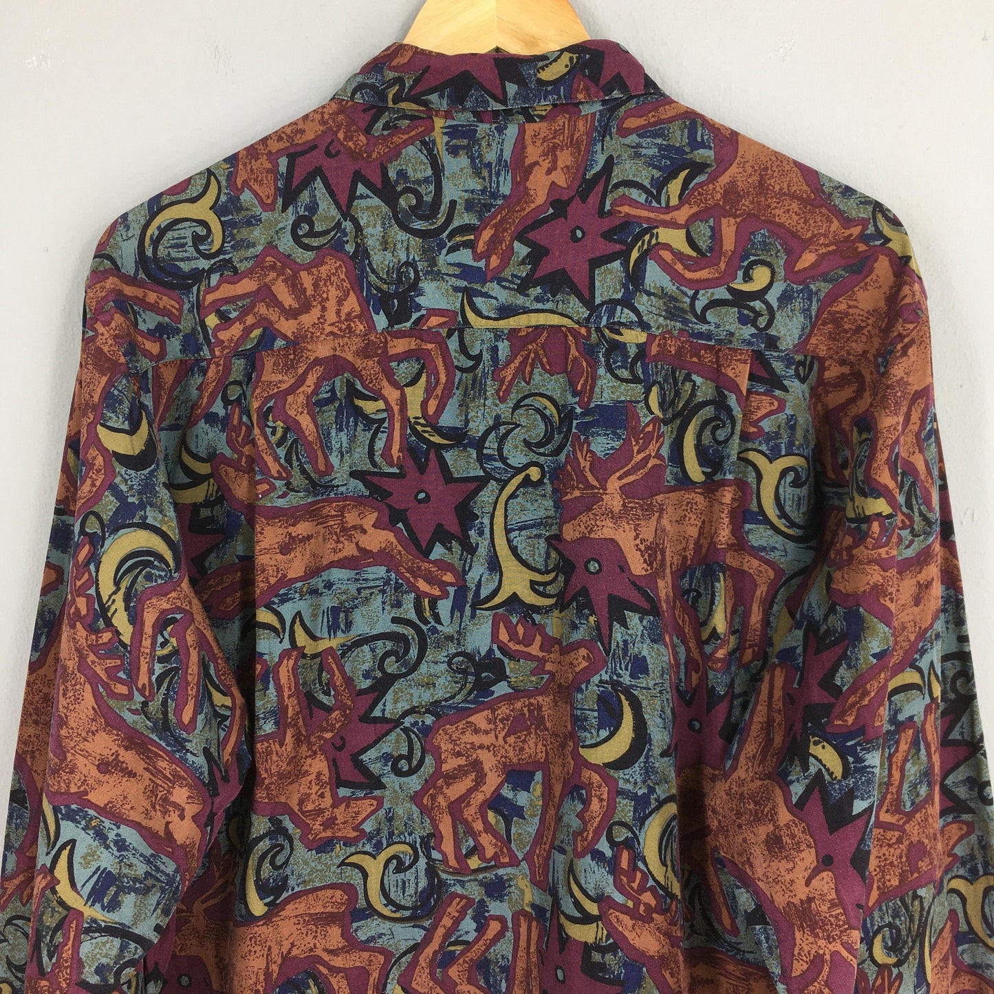 Psychedelic Pop Art Shirt XLarge