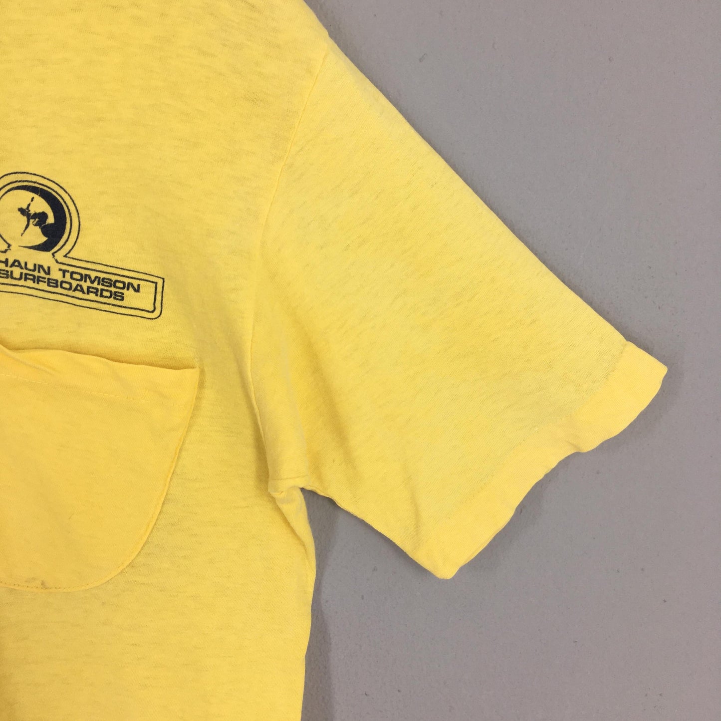 Shaun Tomson Surfer Yellow Tshirt Large