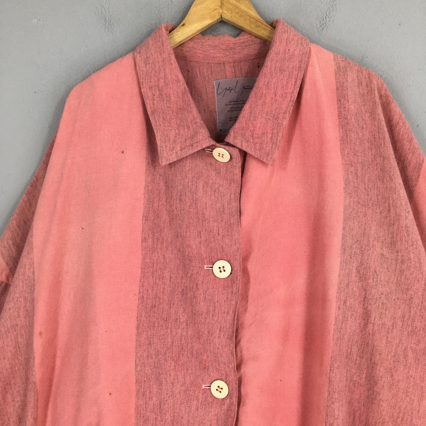 Ys Yohji Yamamoto Wool Coat Jacket Medium