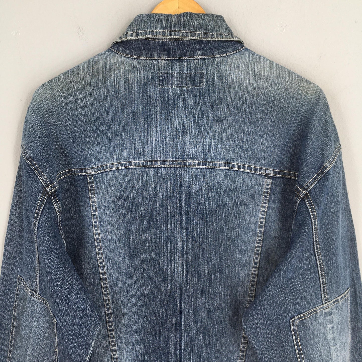 Olimeos Jeans Trucker Denim Jacket Xlarge