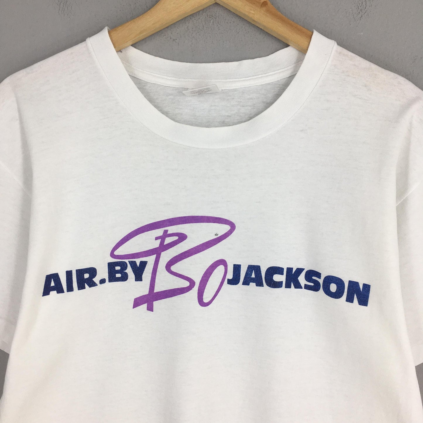90s Nike Air Bo Jackson White T shirt Medium
