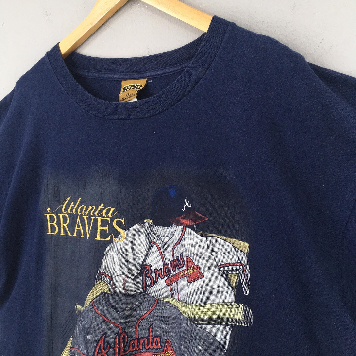 Atlanta Braves MLB Blue Tshirt XLarge