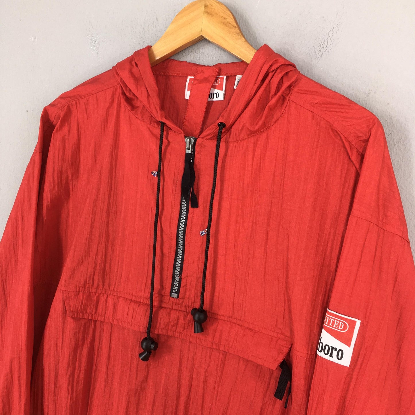 Marlboro Adventure Team Red Anorak Jacket Medium