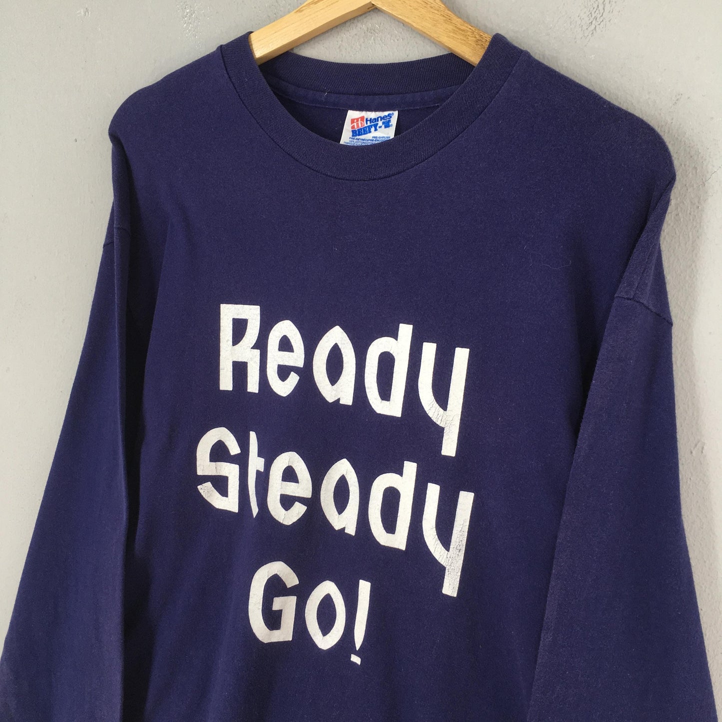Ready Steady Go Long Sleeve T shirt Large