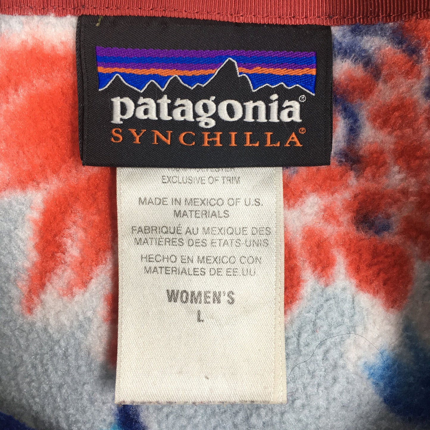 Patagonia Synchilla Zipper Fleece Sweater Large