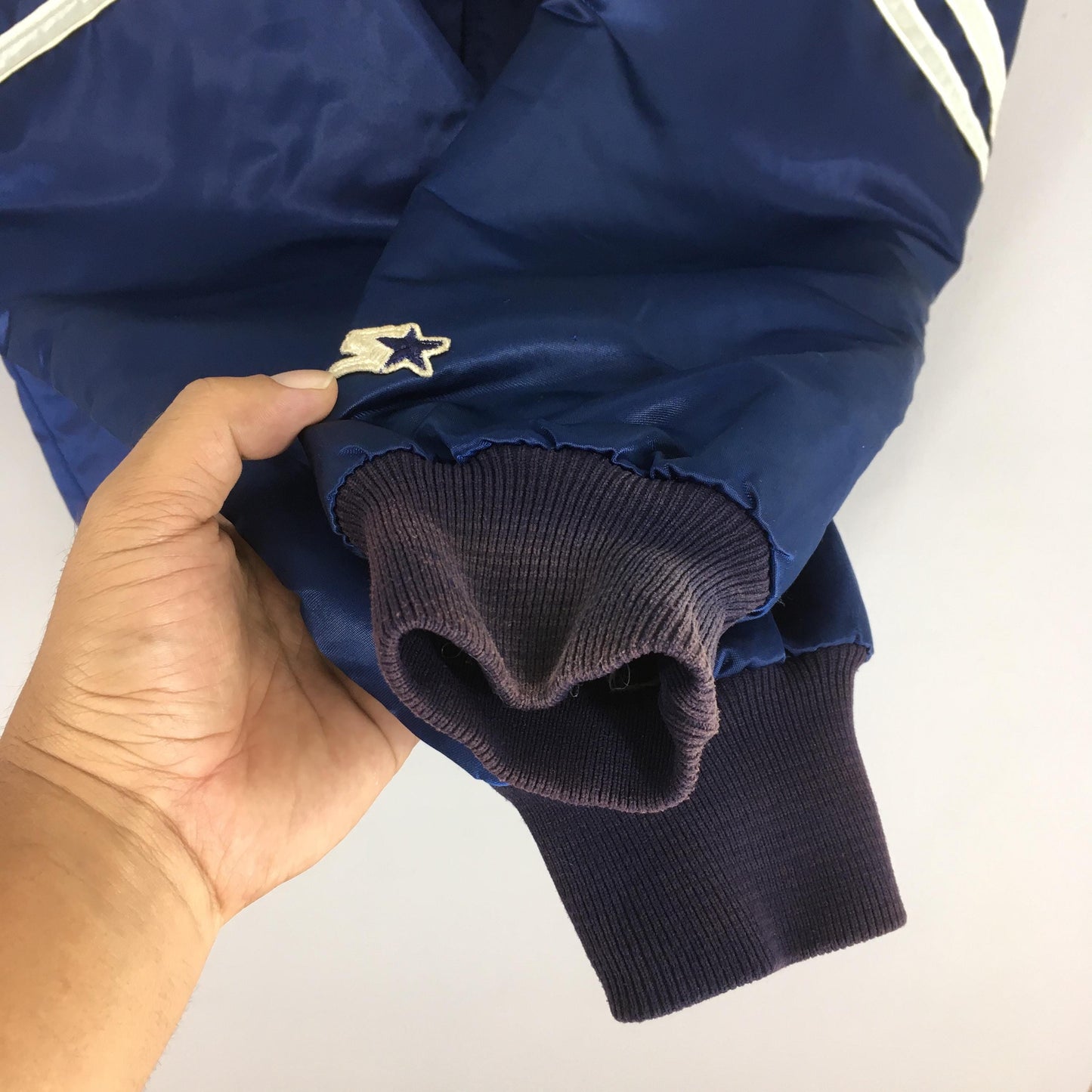 Dallas Cowboys NFL Varsity Satin Jacket Large