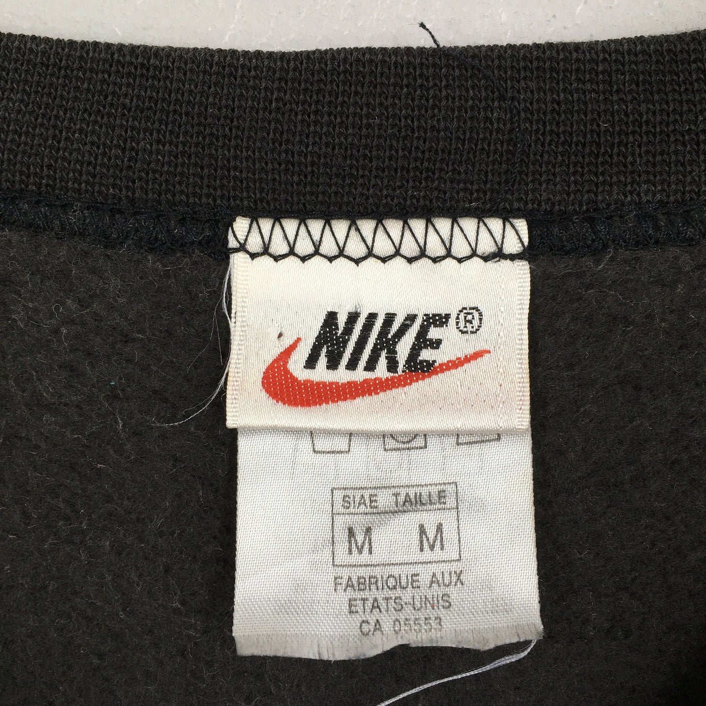 Nike Swoosh Black Sweatshirt Medium