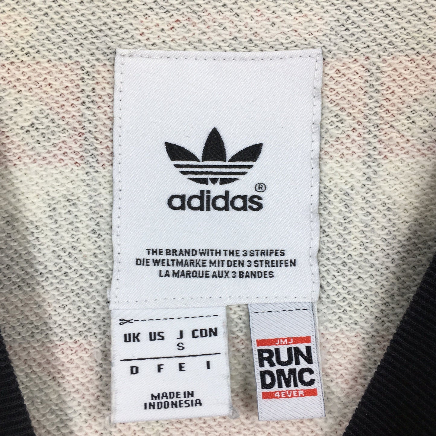 Adidas Run DMC Stripes Overpinted Sweater Small