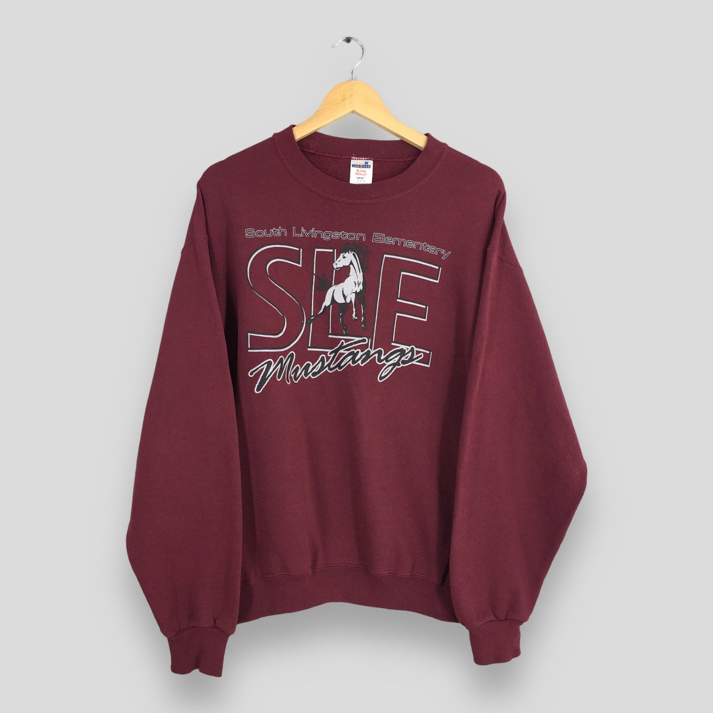 South Livingston Elementary Mustangs Sweatshirt Medium