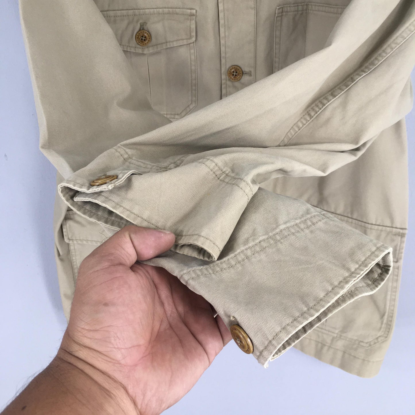 Macchio Japan Beige Workers Jacket Large