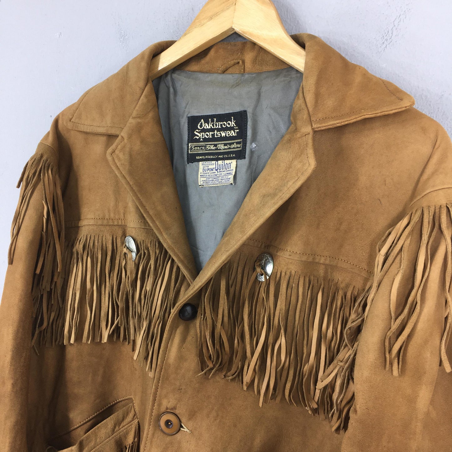 1960's Sears Roebuck Fringe Jacket Medium