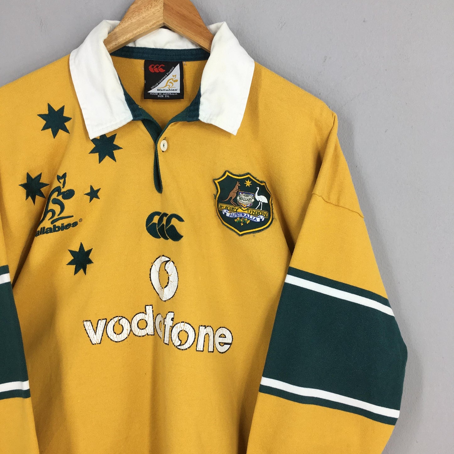 Canterbury Australian Wallabies Rugby Polo Shirt 2XLarge